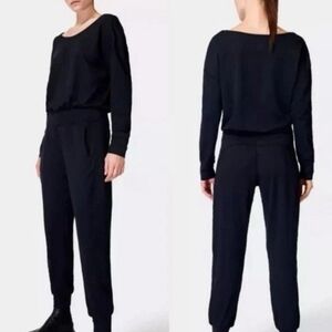 Sweaty Betty Oversized S(4-6) Black Jumpsuit